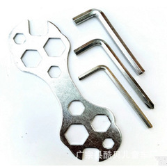 Mountain bike handlebar wrench assembly wrench multi-purpose utility wrench easy installation tool cycling accessories