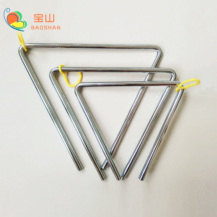 廠家批發 三角鐵音樂樂器 奧爾夫打擊樂器 兒童三角鐵玩具樂器