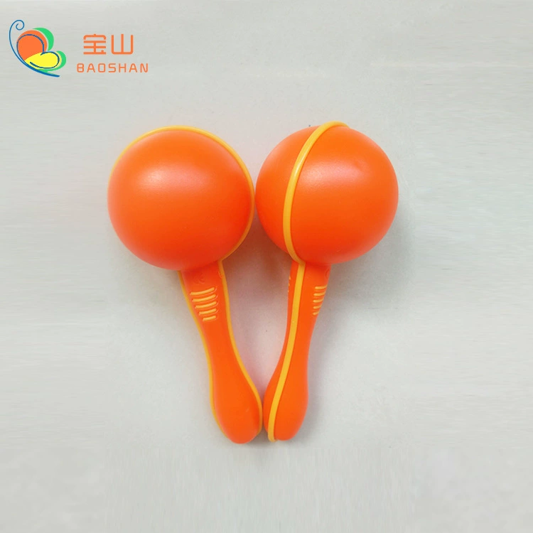 Small plastic maracas, percussion instruments, musical instruments for kindergarten, makes sounds