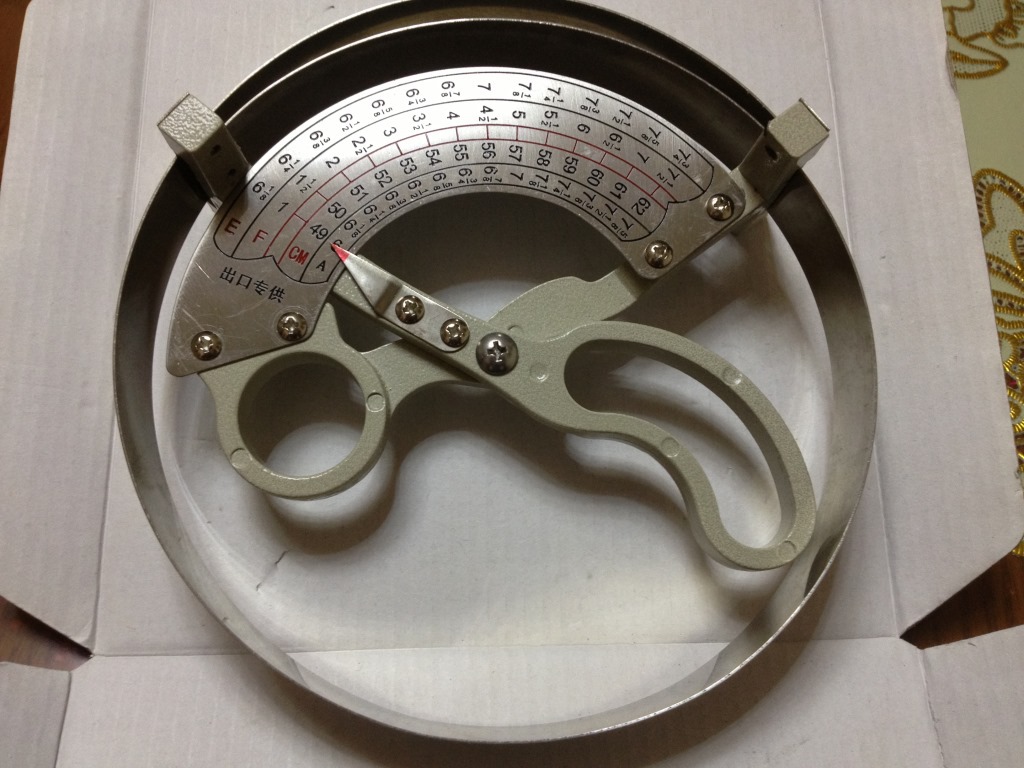 江苏山东广东浙江成人儿童小号铜量帽器 量帽尺测量帽子尺寸大小