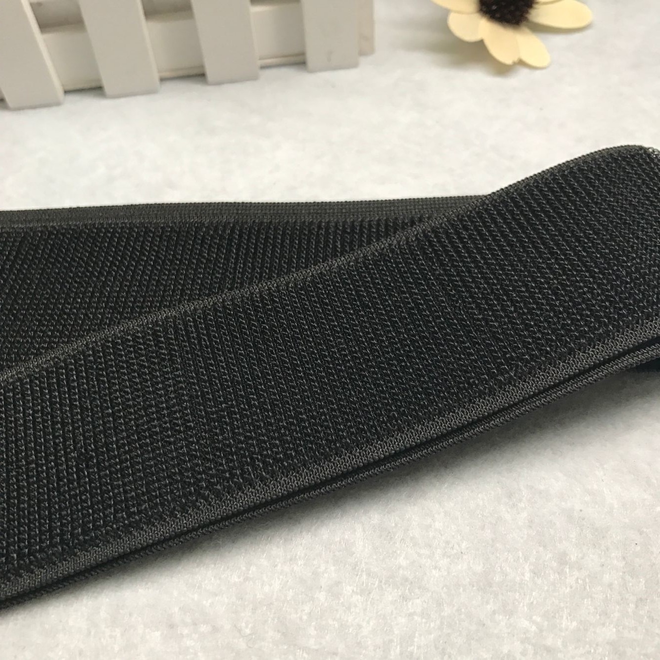 厂家供应尼龙不抓毛弹力粘扣松紧带 松紧连环扣 松紧魔术贴