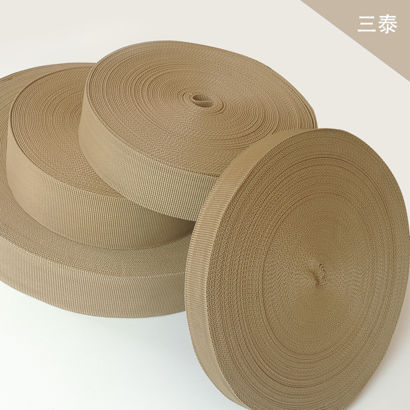 厂家供应pp织带加厚高强丙纶织带箱包背包水杯瑜伽带安全带