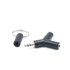 3.5mm 1/2 headphone adapter adapter audio couple head 1/2 headphone adapter cable Y-type adapter