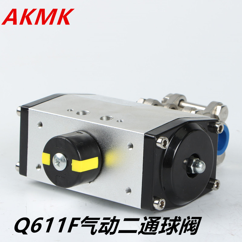 Q611F-16P-32WF气动二通螺纹球阀不锈钢球阀管道用阀门