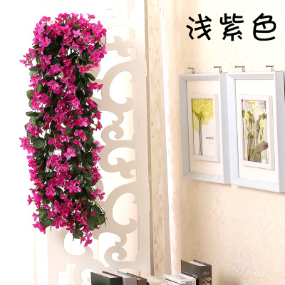 Artificial violeta colgante de pared flor artificial decoración de la boda flor artificial colgante de Orquídea cesta colgante de flores balcón flor decorativa fábrica al por mayor