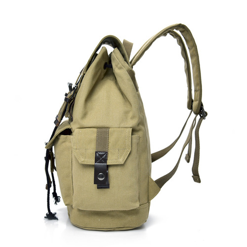 Trendy Street Rucksack Unisex Backpack Retro Casual Travel Bag Large Capacity School Bag FM-01