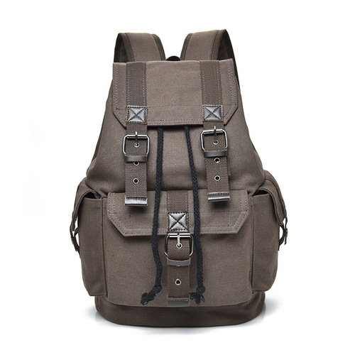 Trendy Street Rucksack Unisex Backpack Retro Casual Travel Bag Large Capacity School Bag FM-01