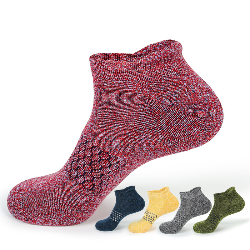 New product heel protection thickened terry honeycomb sports socks comfortable soft hiking anti-friction manufacturers wholesale