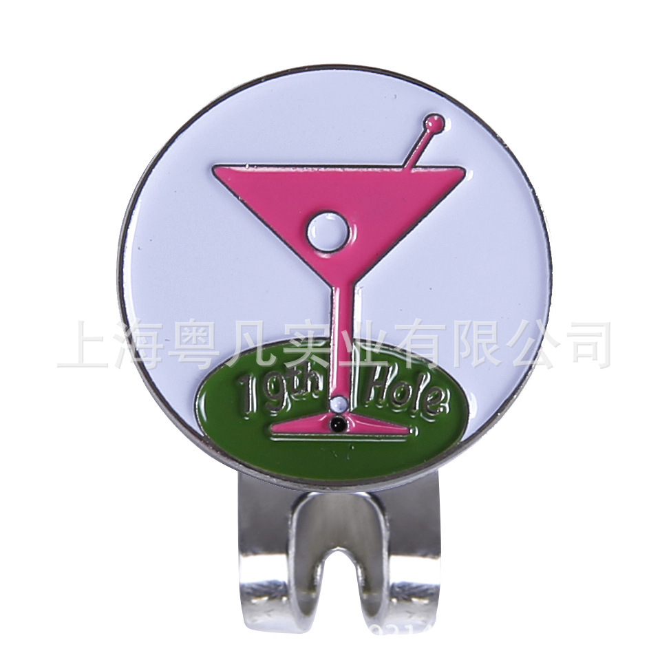 Auto-Suministro de fábrica en stock suministros de golf accesorios clip de imán de metal para consulta de dibujo clip de sombrero de golf