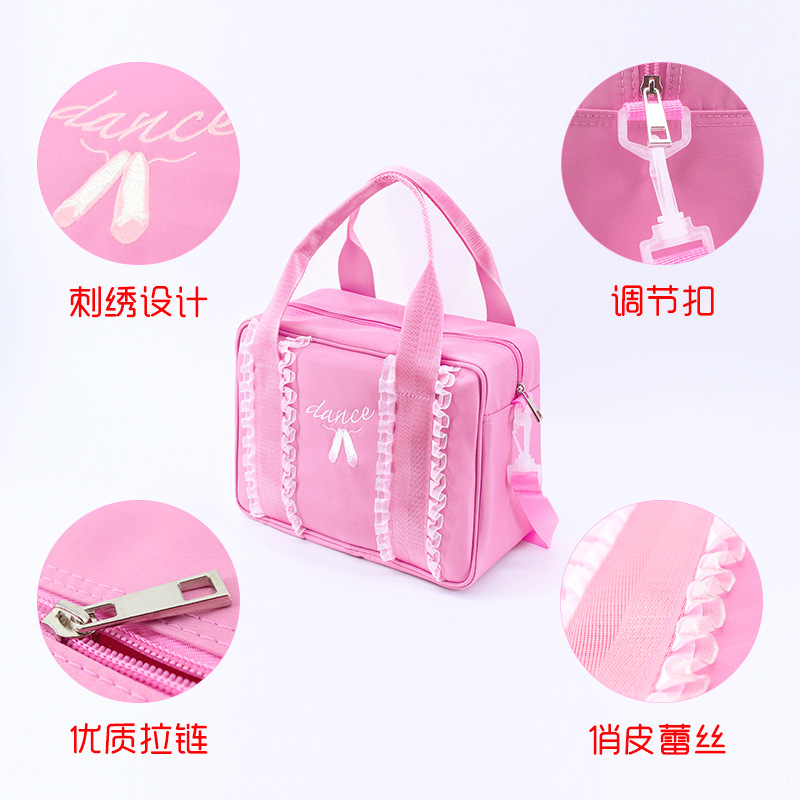Bolsa de baile de estilo coreano bolsa de Ballet para niños mochila de baile para niños bolsa de práctica de bolso de banda elástica para mujer