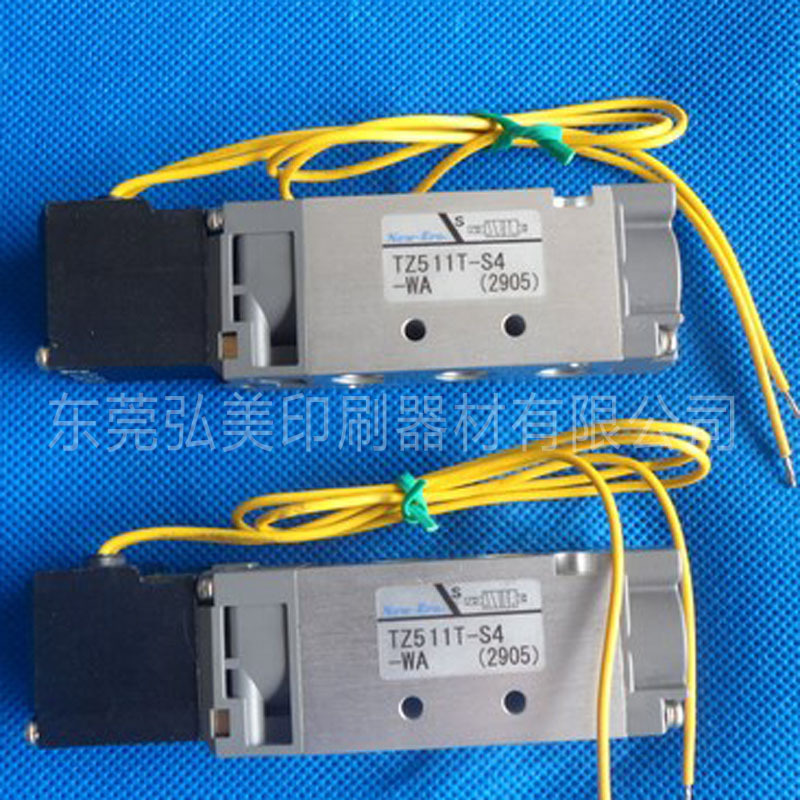 移印机电磁阀TZ511T-S4-WA DC12V 恒辉移印机电磁阀TZ511T-S3-WA