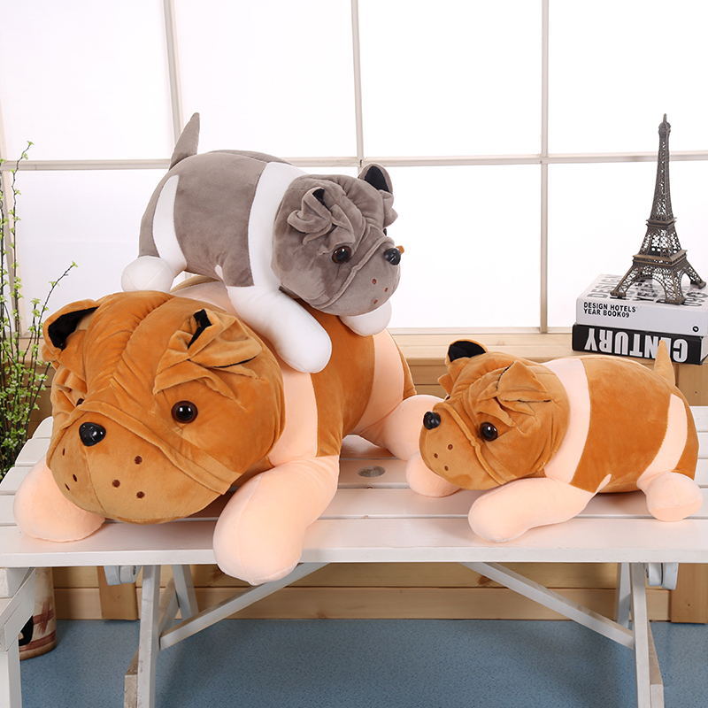 [Clearance Sale] Simulation Sha Piggy Doll Lying Down Dog Pillow Catch Puppy Doll Machine Activity Gift Wholesale