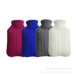 外贸出口2000ml热水袋针织套大号布套充水热水袋绒布袋亚马逊