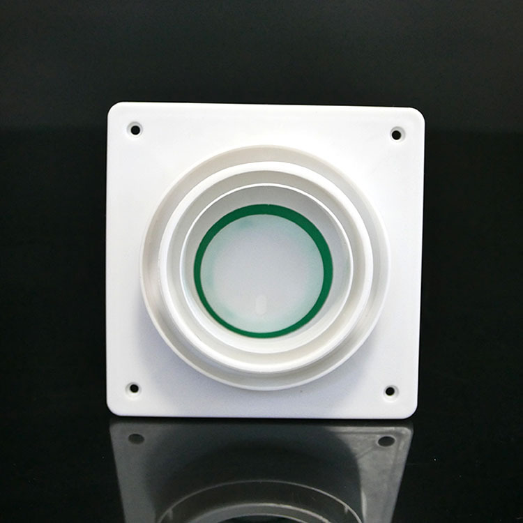 卫生间硅胶单门通用烟道止回阀公共烟道 防烟宝 变径圈防味