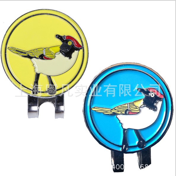 Auto-Suministro de fábrica en stock suministros de golf accesorios clip de imán de metal para consulta de dibujo clip de sombrero de golf