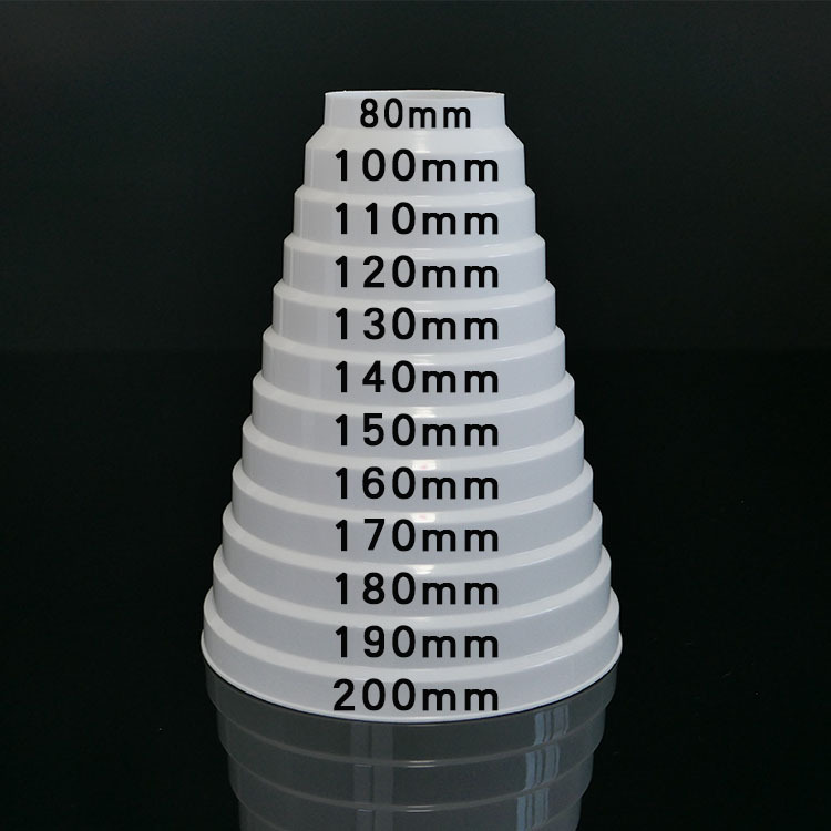 烟管变径圈油烟机排风管塑料变径管转换接头烟管大小头变径圈