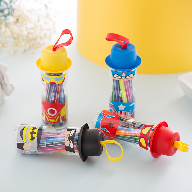 New Creative Cartoon Water Pen Non-Toxic Washable Formula Watercolor Pen Gift Prize Brush Painting Tool Coloring