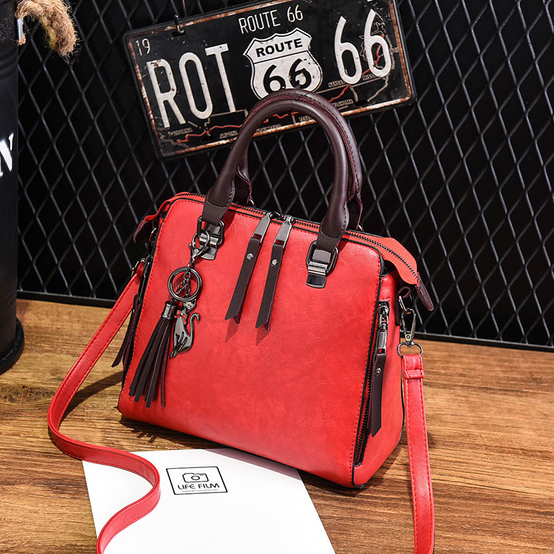 [Xiaoyu Bolsa] bolso al por mayor bolso de las mujeres 2022 nueva moda de cuero suave forma dama hombro mensajero bolsa