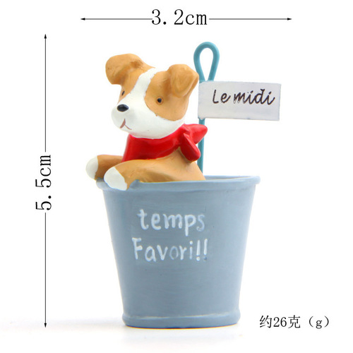 Japanese grocery cup puppy versatile gardening moss succulent small fresh flower plug-in props shooting props