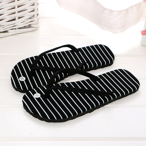 Couple's flat herringbone sandals, toe-open sandals, summer beach sandals, women's outdoor sandals, direct sale from the manufacturer