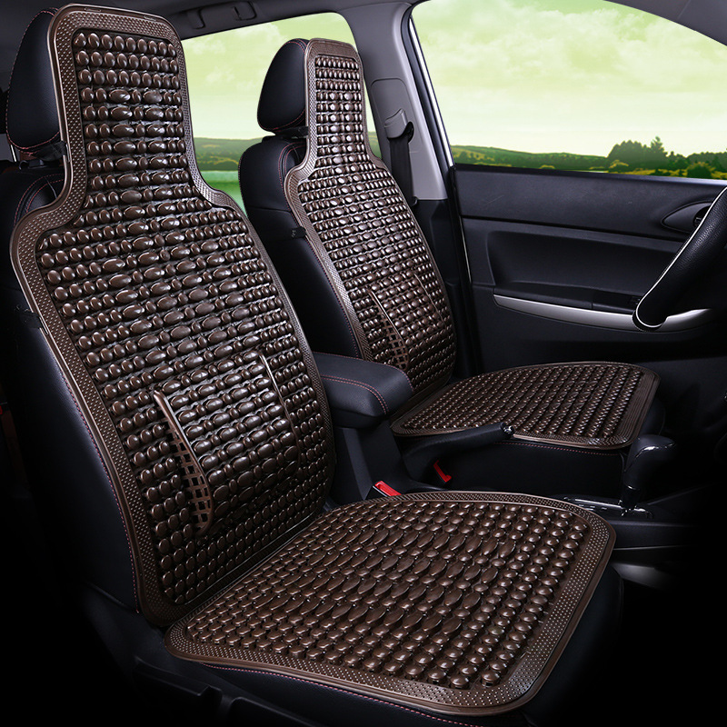 夏季汽车通用大小客车货车座垫夏天环保舒适塑料透气按摩凉胶坐垫