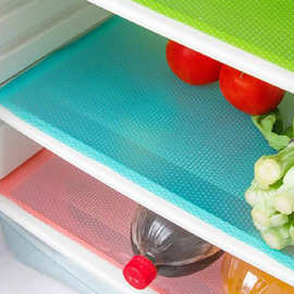 可裁剪橱柜垫冰箱餐桌垫子柜子垫防潮垫易清洗餐垫 4片装抽屉垫纸