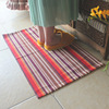 45x70cm Steel pad cotton wire woven floor pad color striped plaid cotton line water absorption small door pad