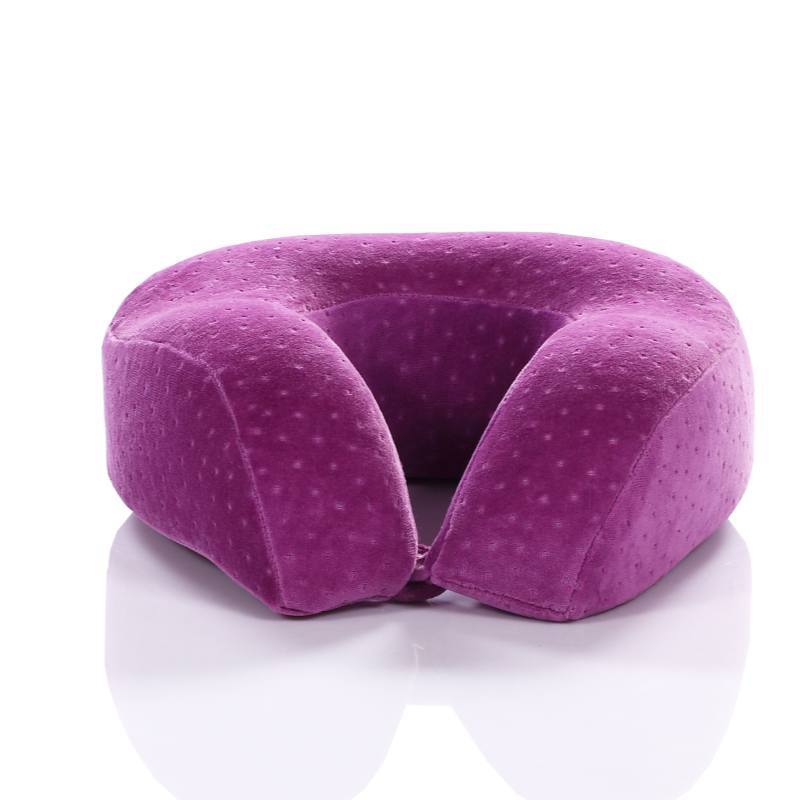 Foam Support U-Shaped Protection Airplane Travel Neck Car Memory Pillow_voghion.com