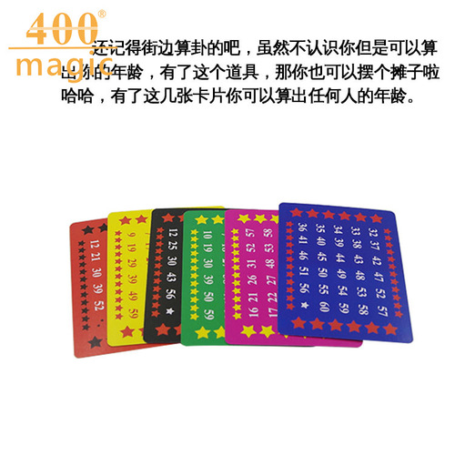 Telepathy deck, digital test card, prophecy card, close-up interactive magic toys and props manufacturer wholesale