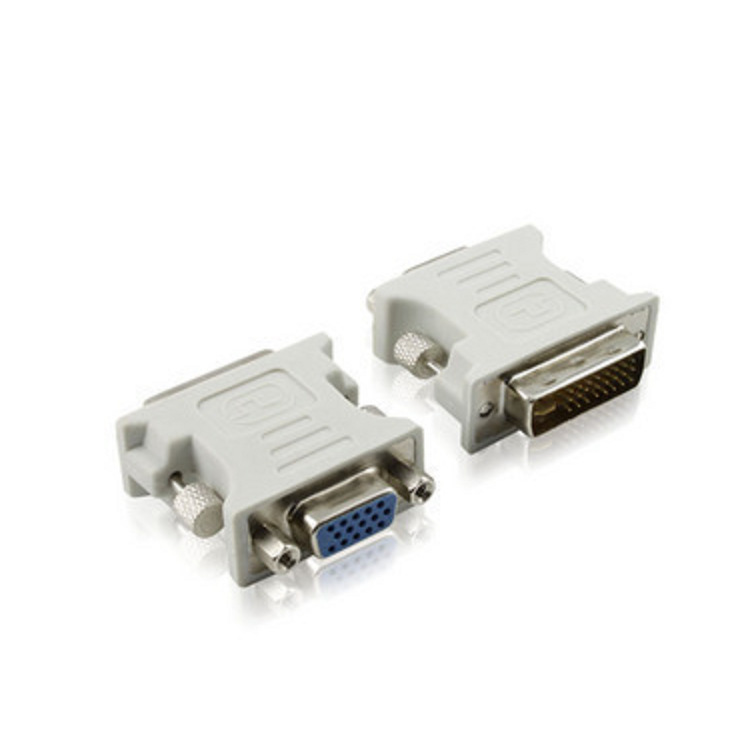 Dvi 24 + 1公転vgaメスアダプタdvi vgaコンピュータモニタアダプタビデオ変換ヘッド|undefined