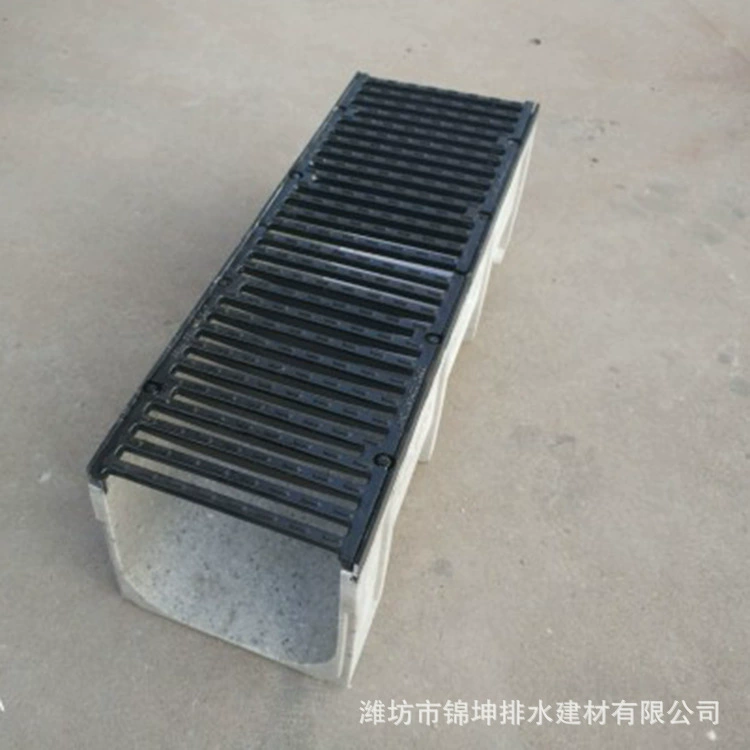 Дорожно-строительная Смола бетон дренажная Канава ковкий чугун закончил дренажную канаву дренажная U-образная Канава тела могут быть переданы через автомобиль