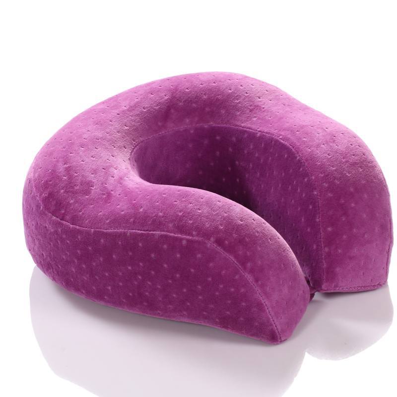 Foam Support U-Shaped Protection Airplane Travel Neck Car Memory Pillow_voghion.com