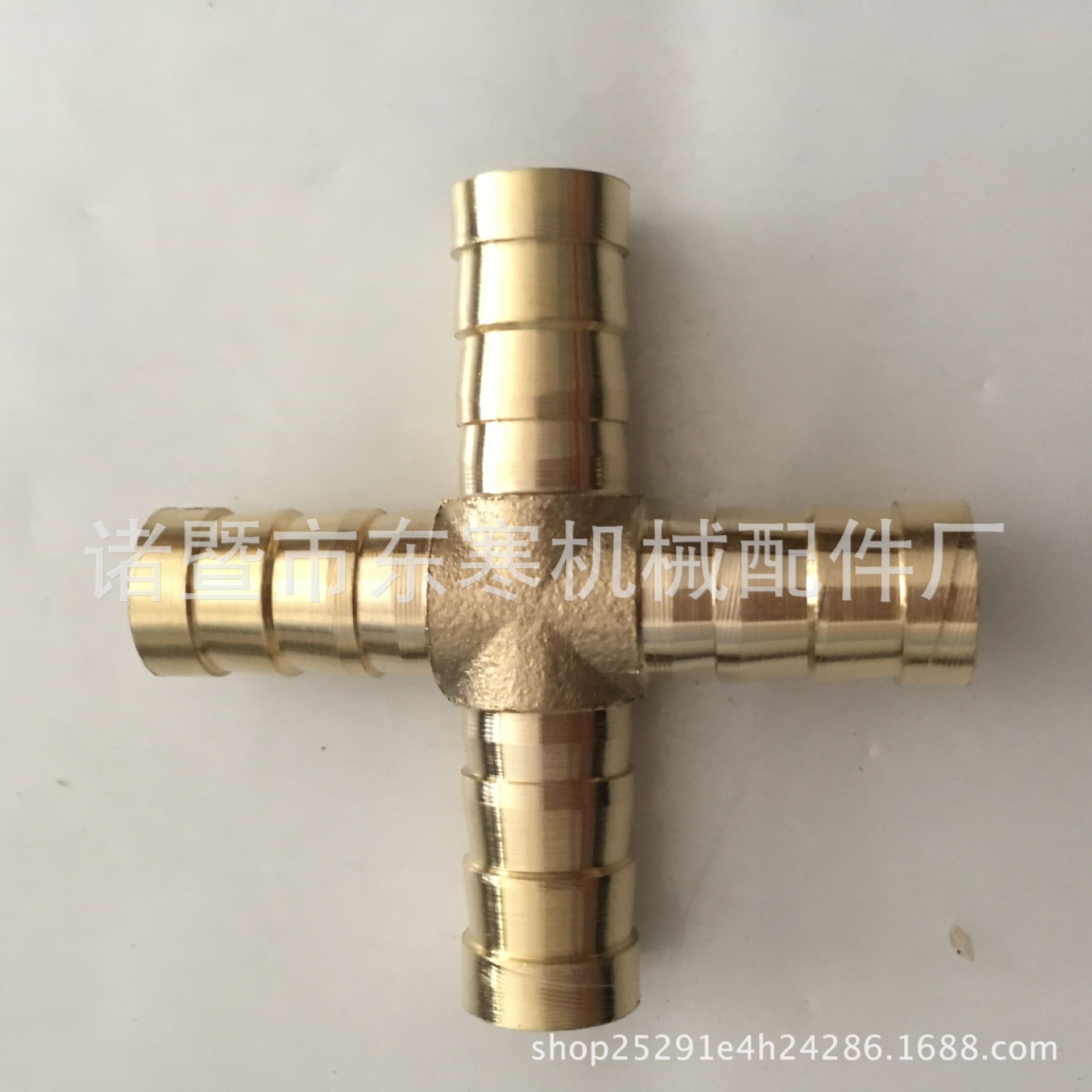 全铜宝塔四通气管四叉接头十字8mm10mm12mm