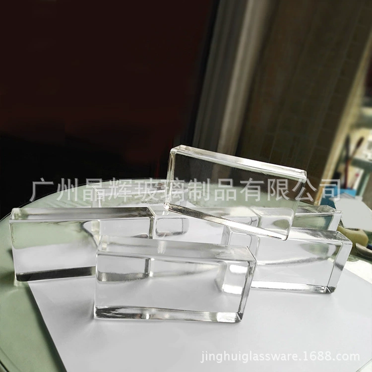 Стеклянные блоки из цельного стекла, декоративные стеклянные стеновые блоки, прозрачные стеклянные блоки, стеклянные блоки специальной формы оптом