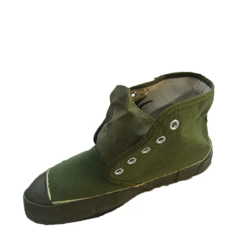 Мужская и женская обувь с высоким берцем, нескользящая износостойкая прочная дышащая обувь для сельскохозяйственных угодий, рабочие-мигранты, парусиновая обувь с желтыми шарами, Заводской магазин