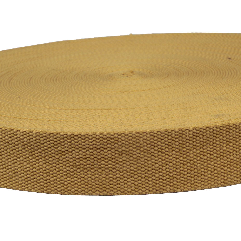 广东现货 厂家直售3.8cm 32mm 1寸 黄色 珠纹 涤棉手提带