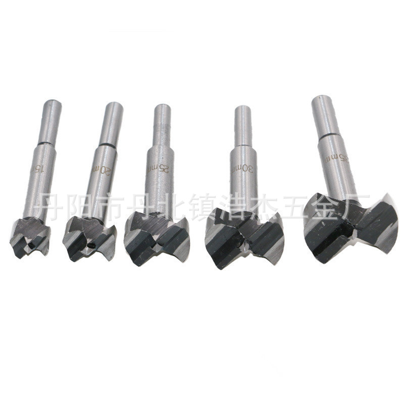 5pcs木工开孔器 打孔钻头 木材刃具 平翼钻   开孔钻斜孔电钻