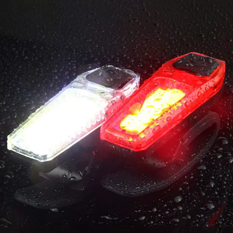 Новая Ночная езда яркий горный велосипед езда задний фонарь USB зарядка сигнальная лампа фара Велосипедное оборудование