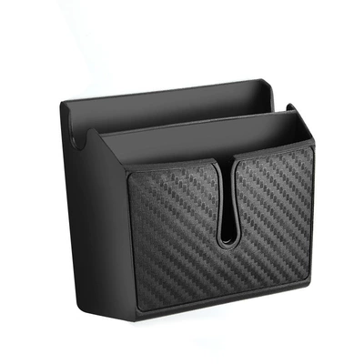 Car Receipt Storage Box, Carbon Car storage bag/box - trumpet