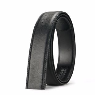 Men's 3.5CM2 layer leather belt belt body men's belt automatic buckle headless leather belt manufacturers wholesale