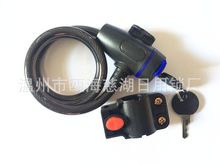 金库【厂家直销】自行车锁 山地车锁 圈形锁 钢缆锁 305B