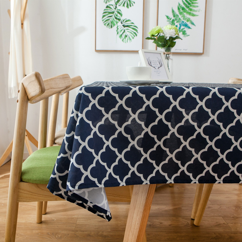 Yuanxi Waterproof Tea Table Cloth Simple Modern Tablecloth Household Waterproof Tablecloth