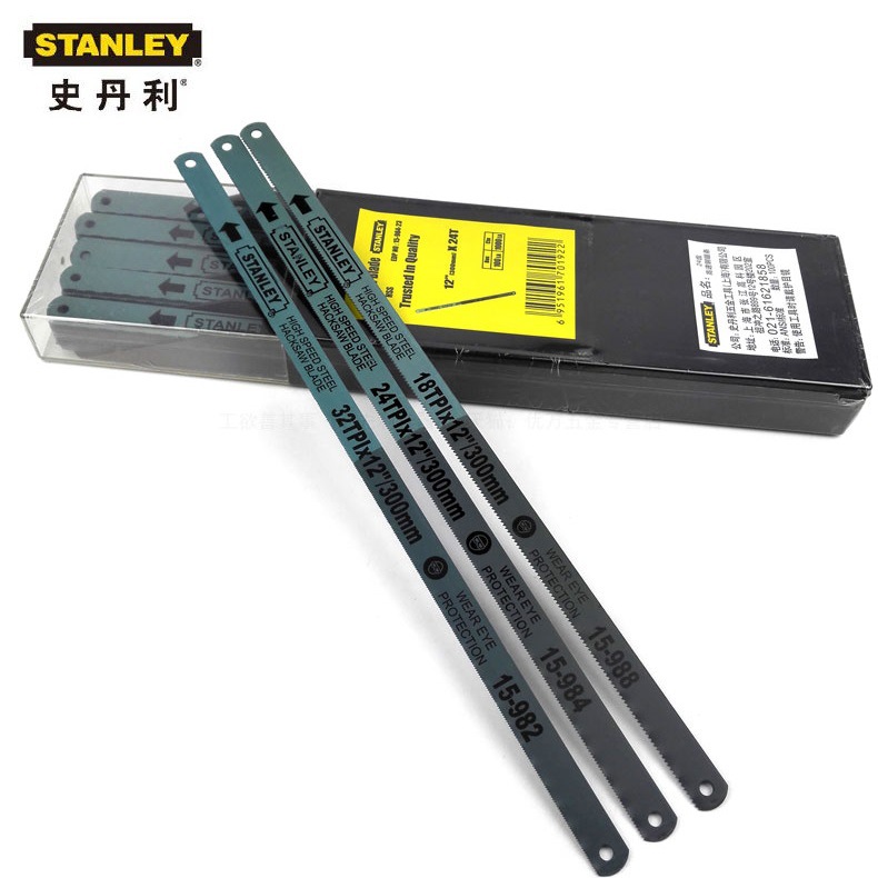 史丹利 高速钢锯条305mm长18齿15-988-23/24齿15-984/32齿15-982