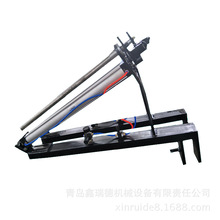 篷布热合机辅助气动割刀 可随意移动 把2米卷分切成1米 操作方便