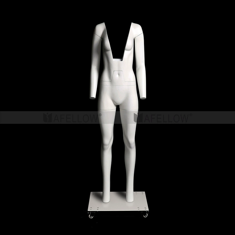 Invisible ghost removable universal fashionable matte white mannequin head