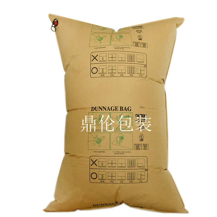 600*1200 контейнер надувной мешок оптовая продажа контейнер наполнительный мешок анти-давление крафт-бумага воздушный мешок логистическая транспортировка