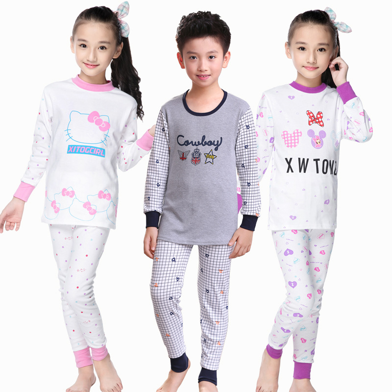 Fabricantes al por mayor 3-10 AÑOS NIÑOS algodón otoño pantalones traje todos los niños y mujeres