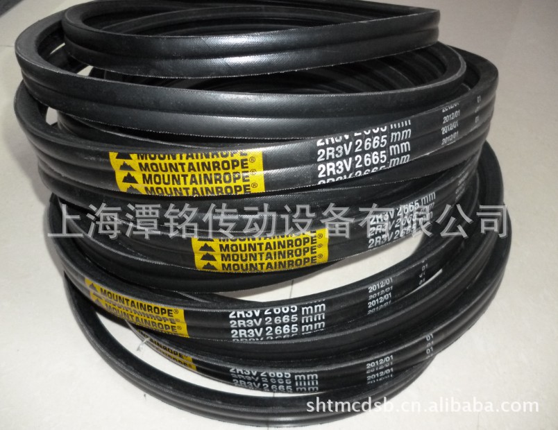 供应三角带、传动带、齿形带、联组带、山牌橡胶三角带