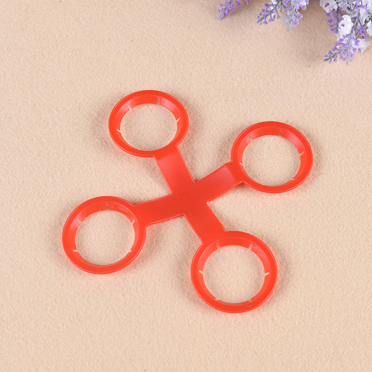 厂家供应饮料瓶提扣 塑料搭扣 四瓶装提扣 塑料手提扣