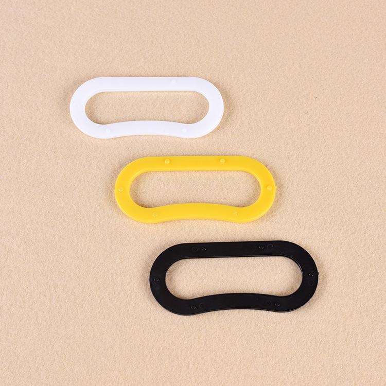 包装袋手提柄 塑料袋拎手 米袋提扣 塑料扣环 塑料袋手柄10x4.5cm